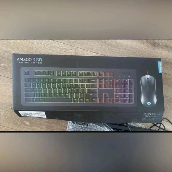 “Host Pick”!! Lenovo Legion  KM300 RGB Gaming Combo Keyboard and Mouse - Picture 3 of 4